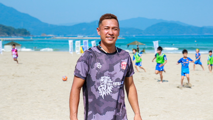フットサルの魅力を、子どもたちへ。 世界を渡り歩いた、元プロ選手がたどり着いた場所。